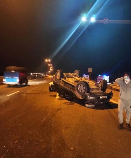 عکس جاده تهران در شب