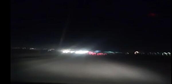 عکس جاده تهران در شب
