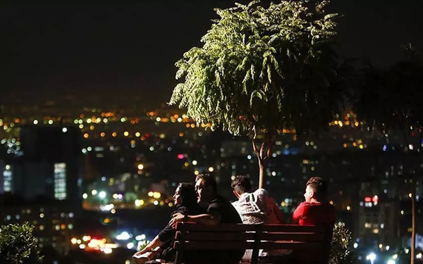 عکس جاده تهران در شب
