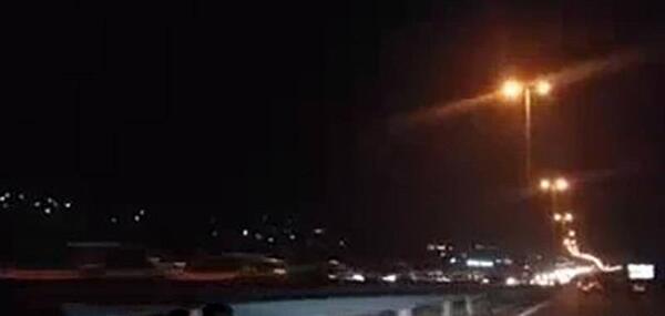 عکس جاده تهران در شب