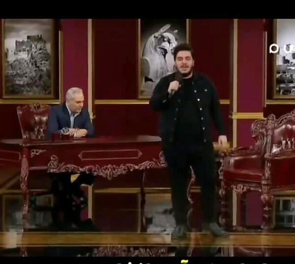 عکس آرون افشار در دورهمی