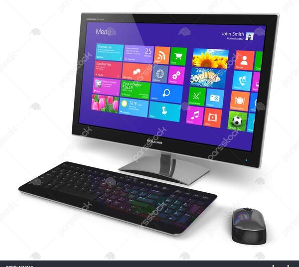 عکس صفحه نمایش کامپیوتر