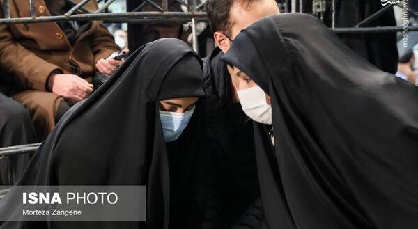 عکس حاج قاسم سلیمانی و فرزندانش