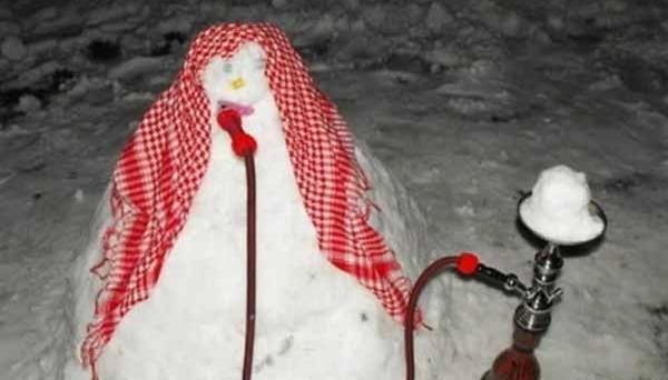 عکس ادم برفی هیکلی