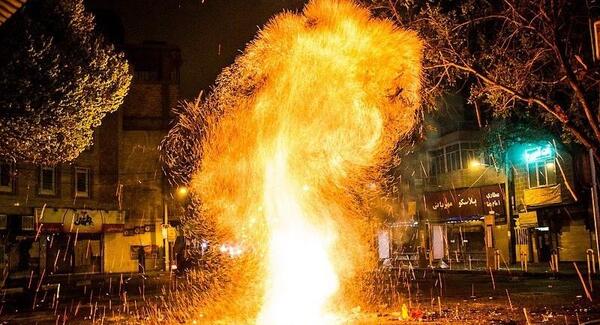 عکس چهارشنبه سوری برای کلیپ