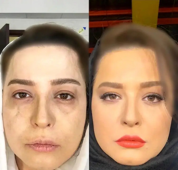 عکس آرایش صورت نی نی سایت