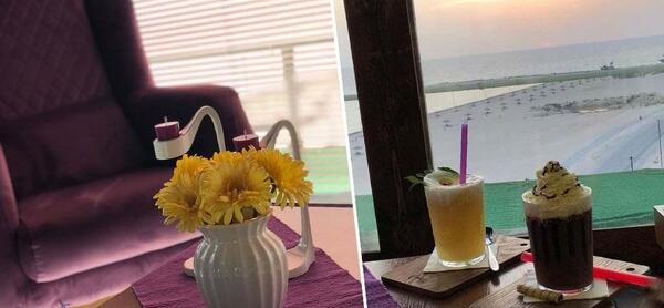 عکس رستوران شیشه ای کیش