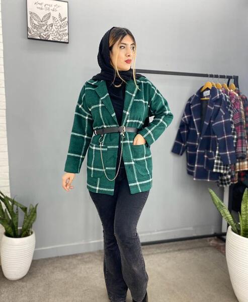 عکس پالتو چهارخونه