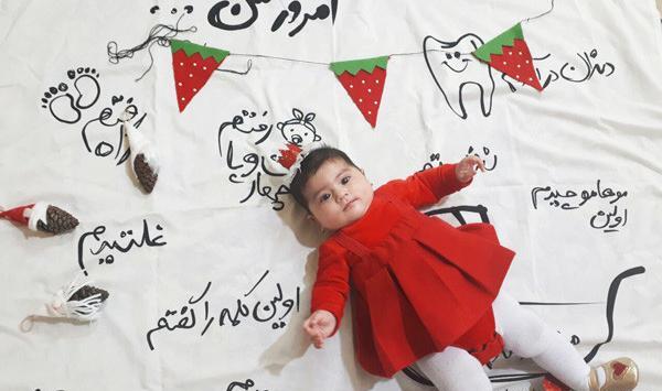 ایده عکس یلدا نوزاد