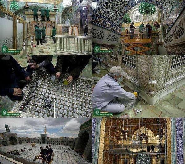 عکس حرم مطهر رضوی