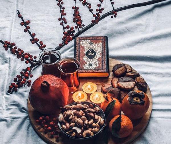عکس یلدایی در طبیعت