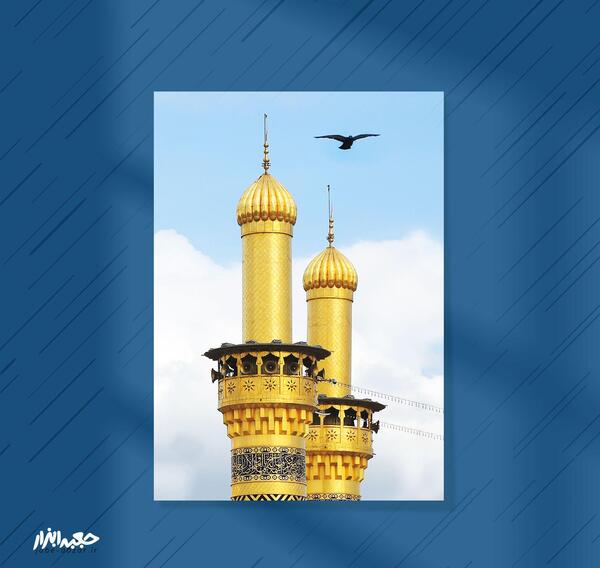 حرم عکس بین الحرمین کربلا با کیفیت بالا