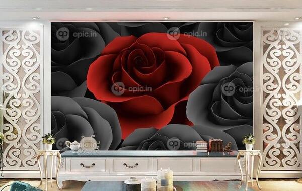 عکس کاغذ دیواری واتساپ گل
