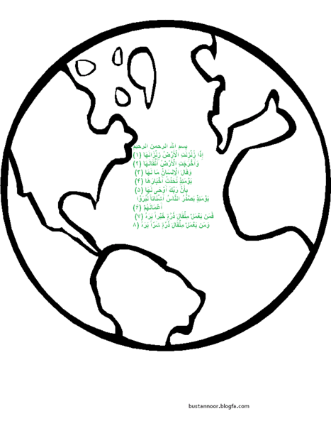 عکس سوره ی زلزله