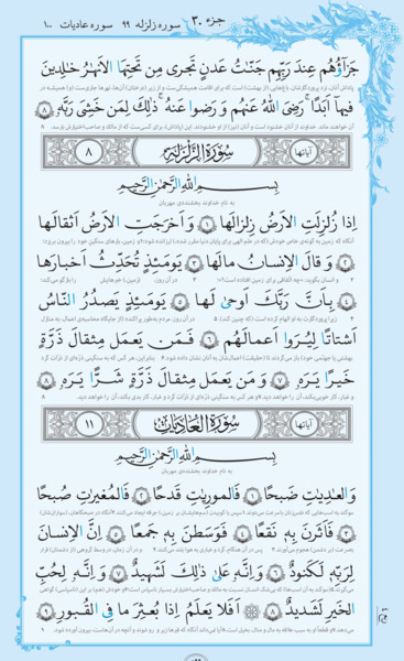 عکس سوره ی زلزله