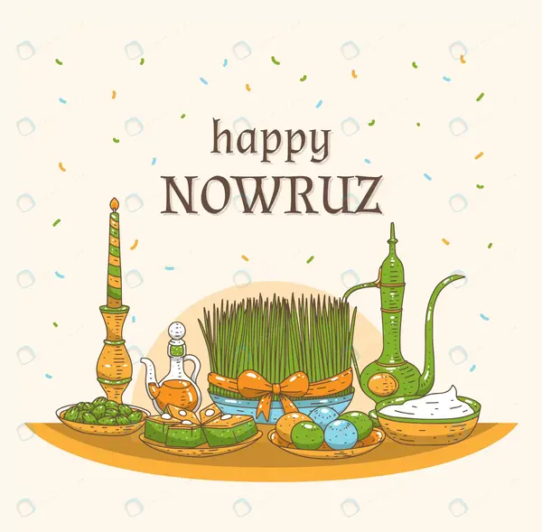 عکس سفره هفت سین برای نقاشی