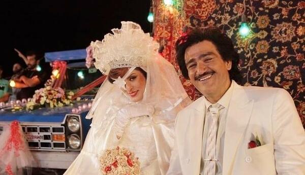 عکس بهناز جعفری با همسرش