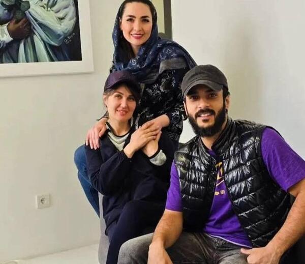 عکسهای ساعد سهیلی وهمسرش گلوریا هاردی