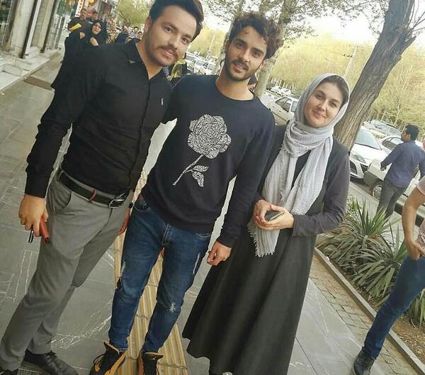 عکسهای ساعد سهیلی وهمسرش گلوریا هاردی