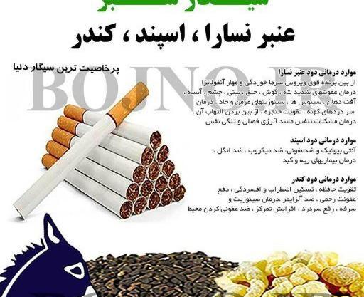 عکس سیگار عنبر نسارا