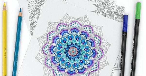 عکس ایده برای نقاشی ماندالا