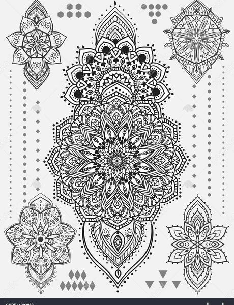 عکس ایده برای نقاشی ماندالا