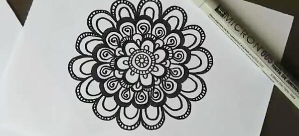 عکس ایده برای نقاشی ماندالا
