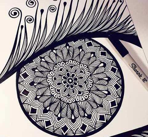 عکس ایده برای نقاشی ماندالا