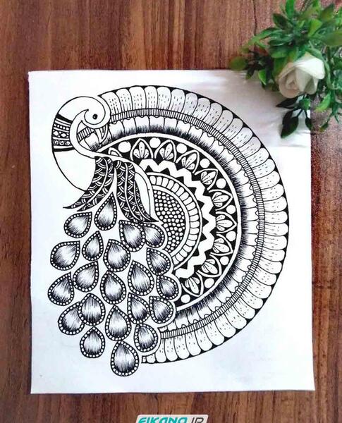 عکس ایده برای نقاشی ماندالا