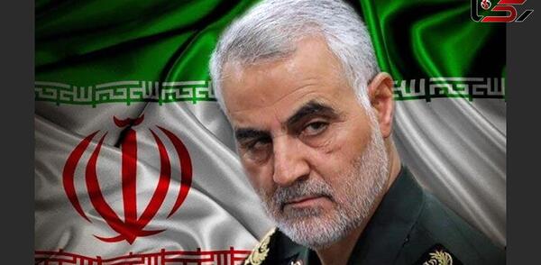 عکس قاسم سلیمانی پشت سر ابوبکر بغدادی