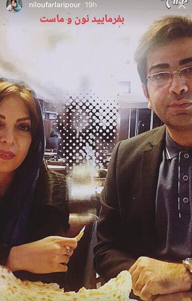 عکس کتک خورده آزاده نامداری توسط فرزاد حسنی