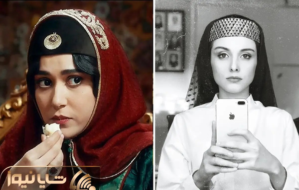 عکس واقعی سارا گرجی در سریال جیران