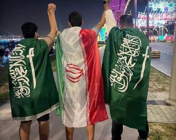 عکس پرچم ایران عربستان