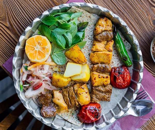 عکس چلو کباب بختیاری