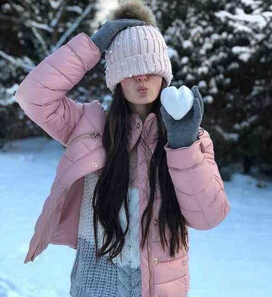 عکس پروفایل باریدن برف