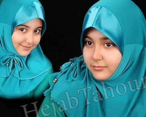 عکس مقنعه حجاب بچه گانه