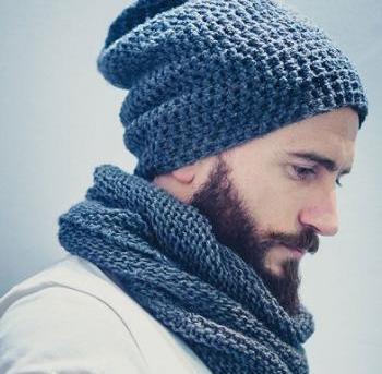 عکس مدل شال گردن بافتنی مردانه