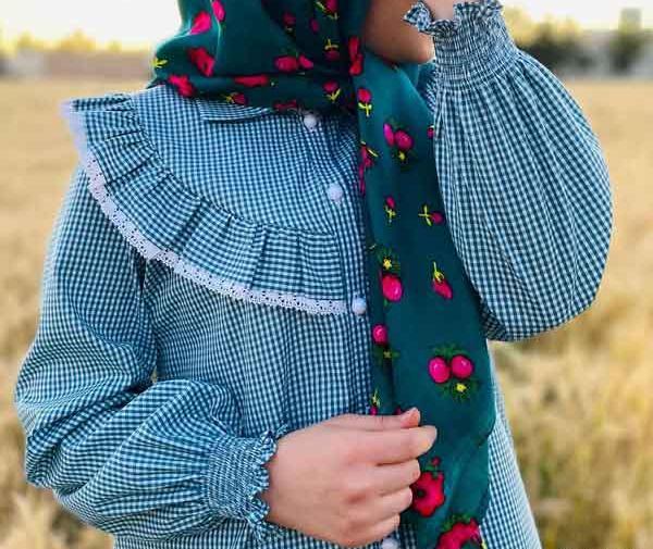 عکس لباس دخترانه چهارخونه