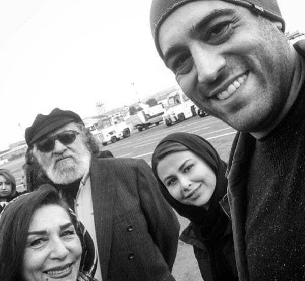 عکس داریوش ارجمند با خانواده