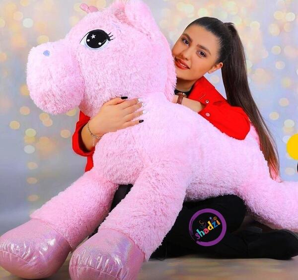 عکس عروسک یونیکورن بزرگ
