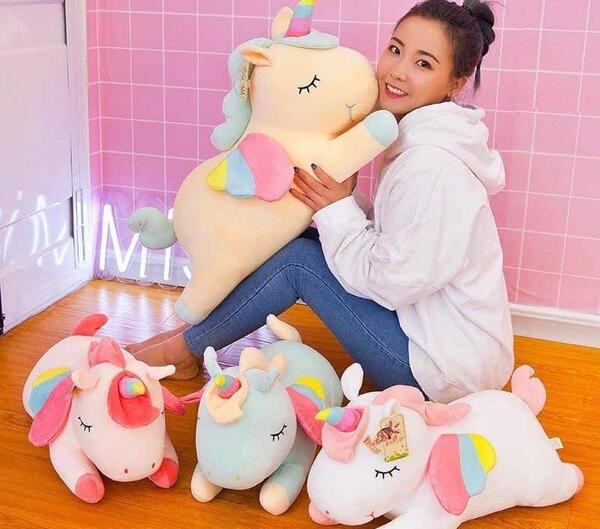 عکس عروسک یونیکورن بزرگ
