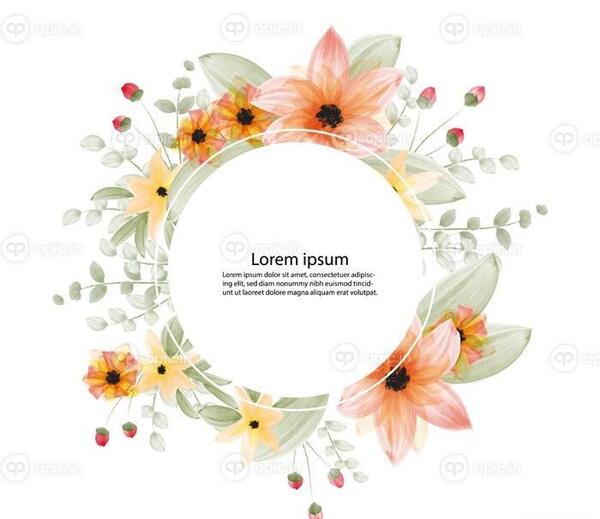 عکس نقاشی گل شکوفه