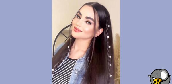 عکس بافت مو نگینی