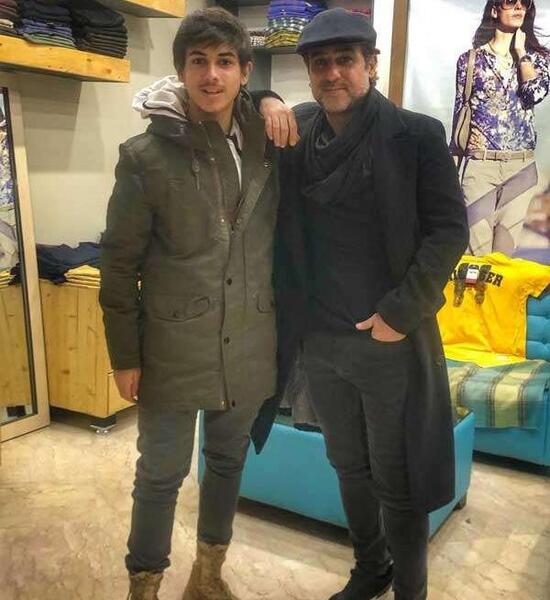 عکس همسر و فرزندان رامین راستاد