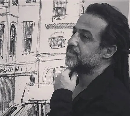 عکس همسر و فرزندان رامین راستاد