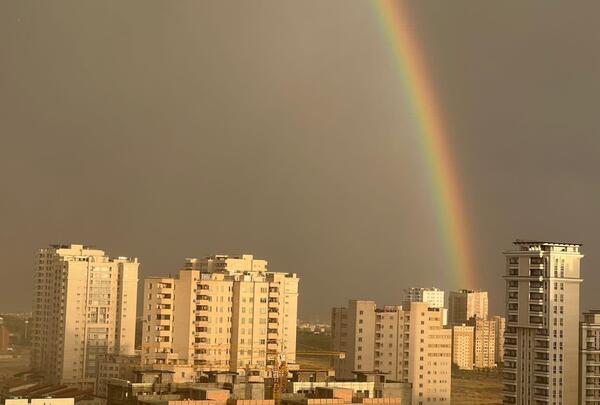 عکس رنگین کمان تهران