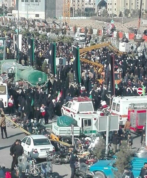 عکس حاج قاسم جنازه