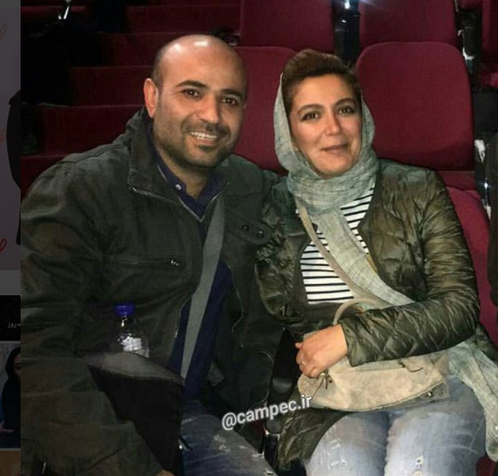 عکس از الهام کردا و همسرش