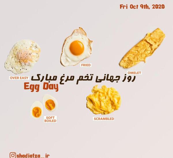 عکس روز جهانی تخمه مرغ