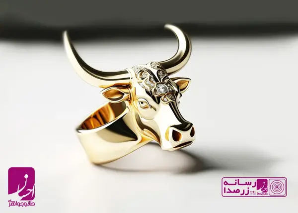 عکس گاو طلا